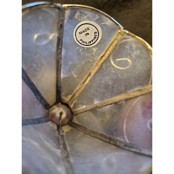 Vintage Capiz Shell Musician Angels Christmas Ornaments 3pc Set - RH#43 - Picture 13 of 16